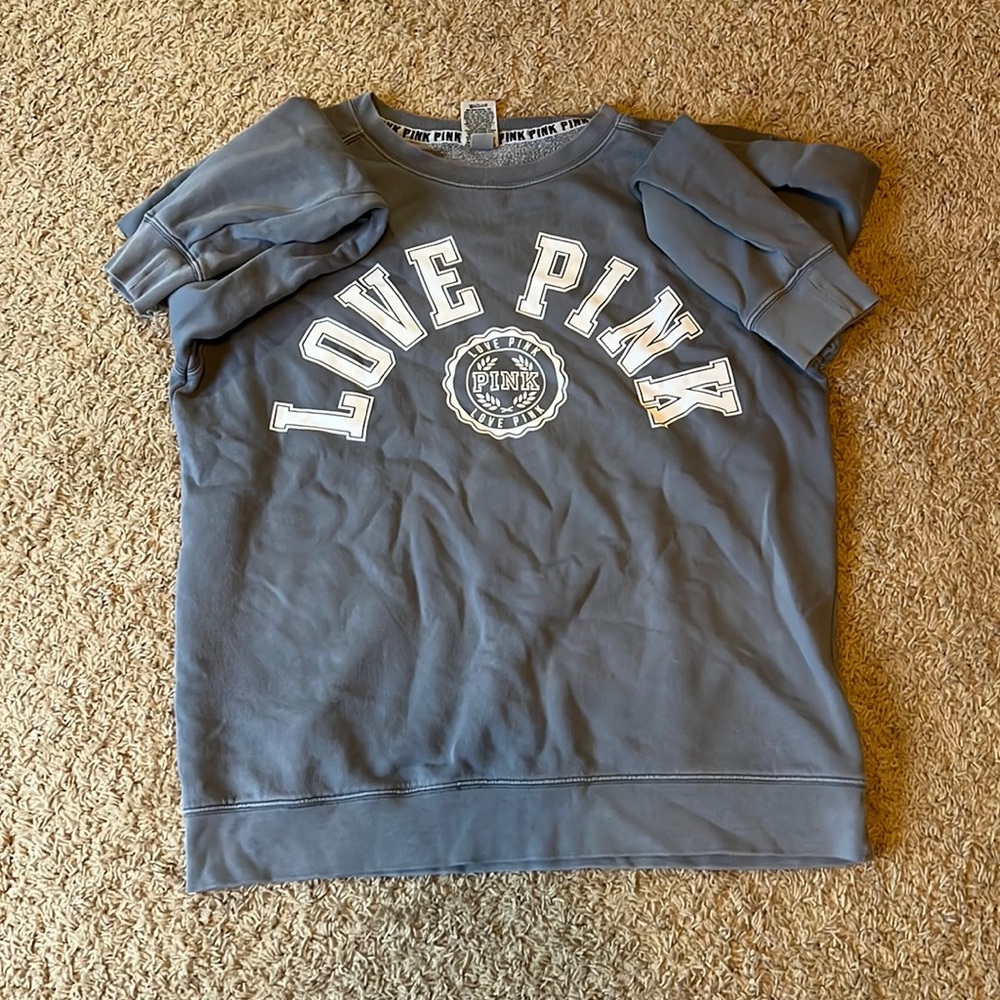 Pink crew neck
